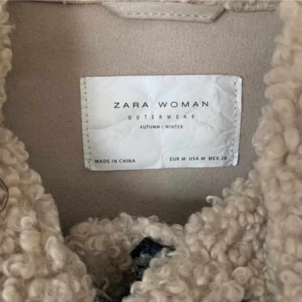 Zara teddy coat